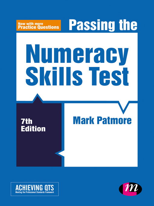 Cover image for Passing the Numeracy Skills Test